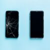 broken phone and new phone