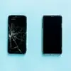 broken phone and new phone