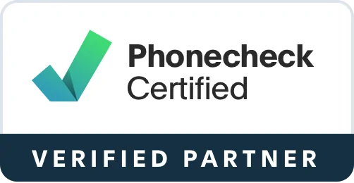 Phonecheck Verified Partner Badge