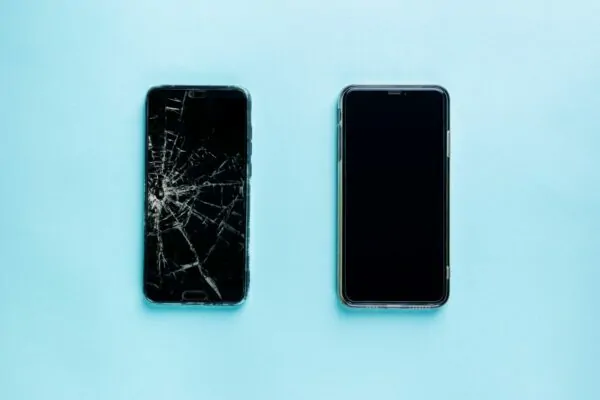 broken vs new phone